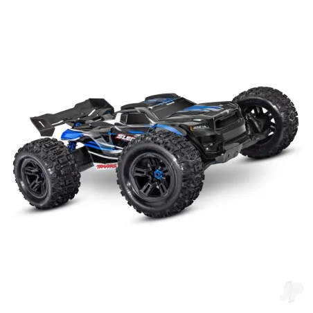 Traxxas Blue, Sledge 1:8 4WD Brushless Electric Monster Truck (+ TQi 2-ch, TSM, VXL-6S)