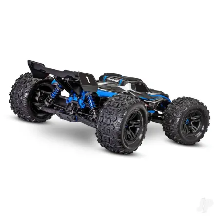 Traxxas Blue, Sledge 1:8 4WD Brushless Electric Monster Truck (+ TQi 2-ch, TSM, VXL-6S)