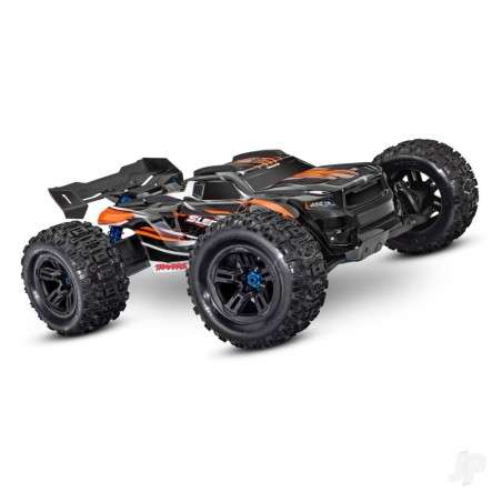Traxxas Orange, Sledge 1:8 4WD Brushless Electric Monster Truck (+ TQi 2-ch, TSM, VXL-6S)