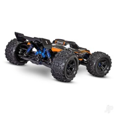 Traxxas Orange, Sledge 1:8 4WD Brushless Electric Monster Truck (+ TQi 2-ch, TSM, VXL-6S)