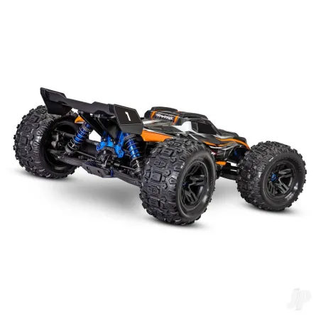 Traxxas Orange, Sledge 1:8 4WD Brushless Electric Monster Truck (+ TQi 2-ch, TSM, VXL-6S)
