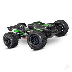 Traxxas Green, Sledge 1:8 4WD Brushless Electric Monster Truck (+ TQi 2-ch, TSM, VXL-6S)