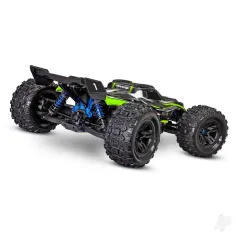 Traxxas Green, Sledge 1:8 4WD Brushless Electric Monster Truck (+ TQi 2-ch, TSM, VXL-6S)