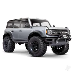 Traxxas Iconic Silver TRX-4 2021 Ford Bronco 1:10 4X4 Electric Scale & Trail Crawler (+ TQi 4-ch, XL-5 HV, Titan 550)