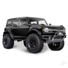 Traxxas Shadow Black TRX-4 2021 Ford Bronco 1:10 4X4 Electric Scale & Trail Crawler (+ TQi 4-ch, XL-5 HV, Titan 550)