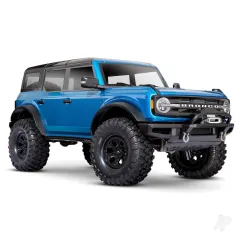 Traxxas Velocity Blue TRX-4 2021 Ford Bronco 1:10 4X4 Electric Scale & Trail Crawler (+ TQi 4-ch, XL-5 HV, Titan 550)