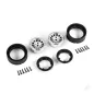 Traxxas Wheels, Method 105 1.0in, (satin chrome) (2)