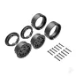 Traxxas Wheels, Method 105 1.0", (black, beadlock) (2)