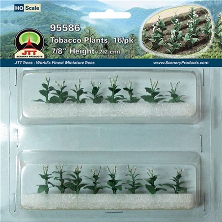 JTT Tobacco Plants, HO-Scale, (16 per pack)