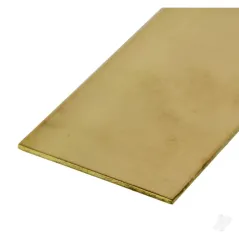 K&S 1/2in Brass Strip .064in Thick (12in long)