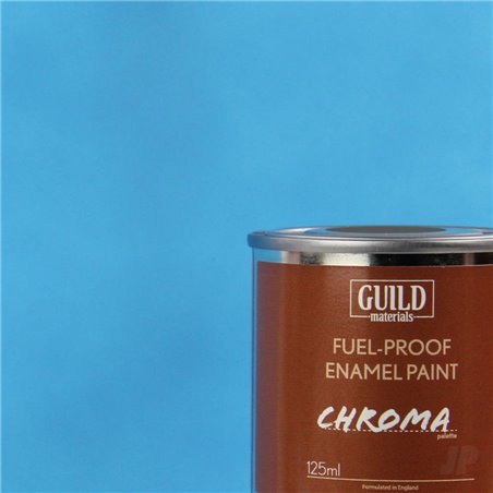 Guild Lane Chroma Enamel Fuelproof Paint Matt Light Blue (125ml Tin)