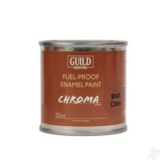 Guild Lane Chroma Enamel Fuelproof Paint Matt Clear (125ml Tin)