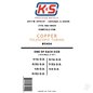 K&S Copper Telescopic Tubing Assortment (12in long) (7 pcs)