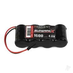 Radient NiMH 4.8V 1600mAh 2/3A SBS-Flat, Rx-Jr