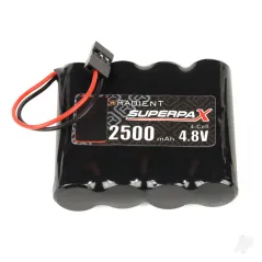 Radient NiMH 4.8V 2500mAh AA SBS-Flat, Rx-JR