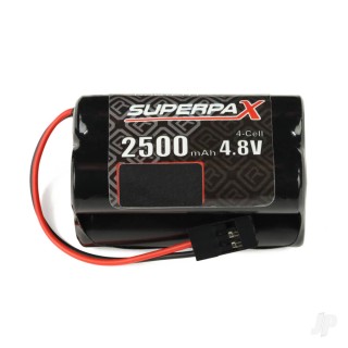 Radient NiMH 4.8V 2500mAh AA Square, Rx-JR