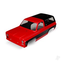 Traxxas Body, Chevrolet Blazer (1979) (Red) (requires grille, side mirrors, door handles, windshield wipers, decals)