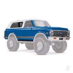 Traxxas Body, Chevrolet Blazer (1972), complete (Blue) (includes grille, side mirrors, door handles, windshield wipers, Front & 