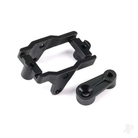 Traxxas Servo mount, steering/ servo horn