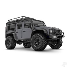 Traxxas TRX-4m Land Rover Defender 1:18 4WD Electric Trail Crawler, Silver (+ TQ, ECM-2.5, Titan 87T, 750mAh LiPo, USB charger)