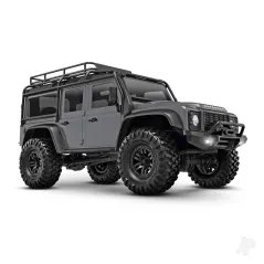 Traxxas TRX-4m Land Rover Defender 1:18 4WD Electric Trail Crawler, Silver (+ TQ, ECM-2.5, Titan 87T, 750mAh LiPo, USB charger)