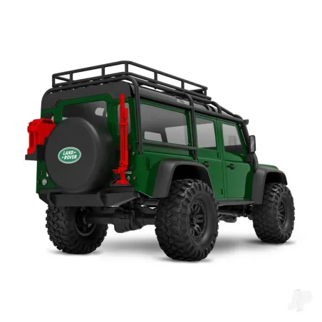 Traxxas TRX-4m Land Rover Defender 1:18 4WD Electric Trail Crawler, Green (+ TQ, ECM-2.5, Titan 87T, 750mAh LiPo, USB charger)