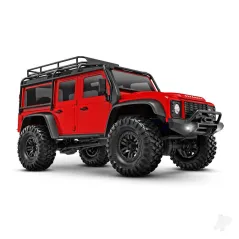Traxxas TRX-4m Land Rover Defender 1:18 4WD Electric Trail Crawler, Red (+ TQ, ECM-2.5, Titan 87T, 750mAh LiPo, USB charger)