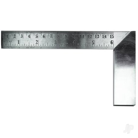 Excel 6in (15.24cm) Precision Carbon Steel Machine Square (Bulk)