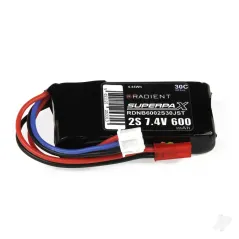 Radient LiPo 2S 600mAh 7.4V 30C JST