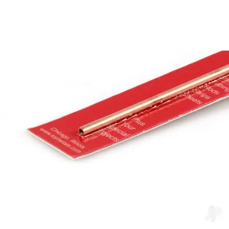 K&S 1/8in Copper Round Tube, .014in Wall (12in long)