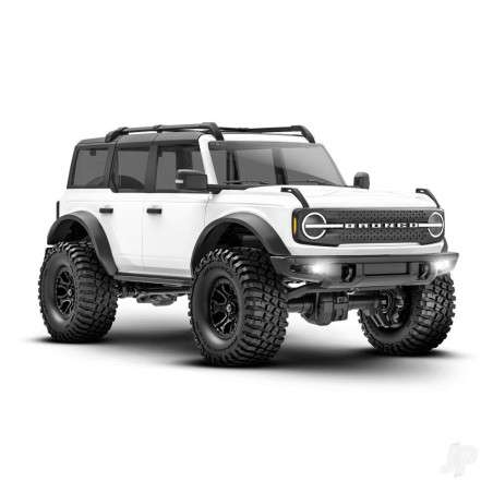 Traxxas TRX-4m Ford Bronco 1:18 4WD Electric Trail Crawler, White (+ TQ, ECM-2.5, Titan 87T, 750mAh LiPo, USB charger)