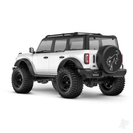 Traxxas TRX-4m Ford Bronco 1:18 4WD Electric Trail Crawler, White (+ TQ, ECM-2.5, Titan 87T, 750mAh LiPo, USB charger)