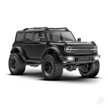 Traxxas TRX-4m Ford Bronco 1:18 4WD Electric Trail Crawler, Black (+ TQ, ECM-2.5, Titan 87T, 750mAh LiPo, USB charger)