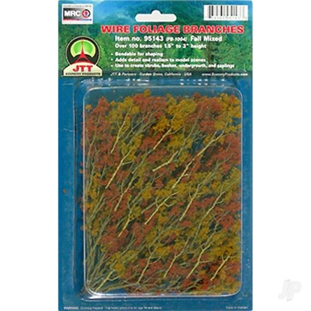 JTT Fall Mixed Branches, 1.5in to 3in, (60 per pack)