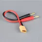 Radient Charge Lead, 4mm Bullet to XT60 Male, 14AWG, 150mm (ESC End)
