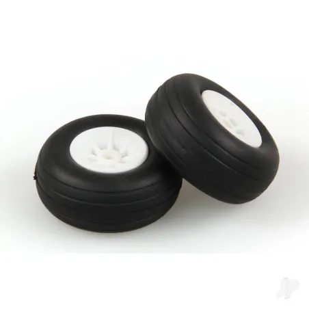 JP 1.1/2in - (37mm) White Wheels (2 pcs)