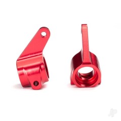 Traxxas Red anodised steering blocks (Rustler, Stampede, Bandit)