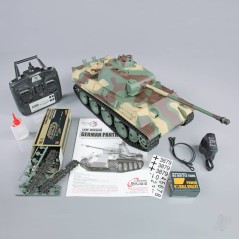 Henglong 1:16 German Panther Type G with Infrared Battle System (2.4GHz + Shooter + Smoke + Sound)