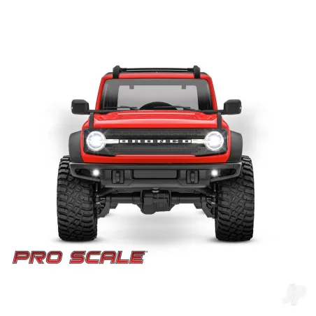 Traxxas LED light set, front & rear, complete (includes light harness, 1.6x10mm BCS (self-tapping) (2), 1.6x7mm BCS (self-tappin