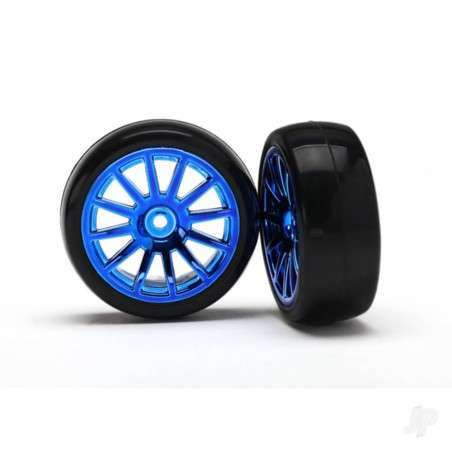 Traxxas Tyres and Wheels, Assembled Glued 12-Spoke (2 pcs)
