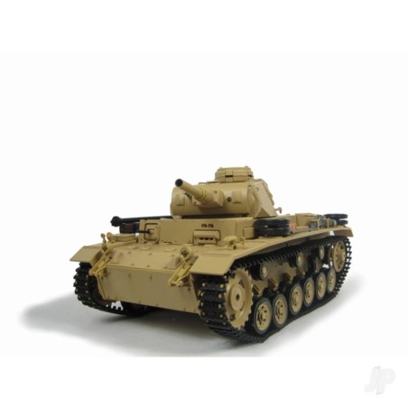 Henglong 1:16 German Tauch Panzer III (2.4GHz + Shooter + Smoke + Sound)