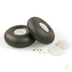 Dubro 5in diameter Big Wheels (1 pair per card)