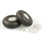 Dubro 5in diameter Big Wheels (1 pair per card)