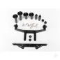 Traxxas Body mounts (Front & Rear) w/hardware