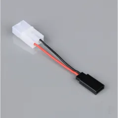 Radient Battery Adapter, Tamiya Female to Rx (Fut-J) Female, 20AWG