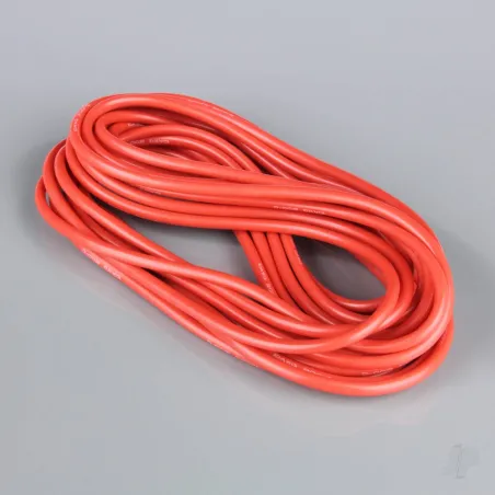 Radient Silicone Wire, 10AWG, 25ft / 7.5m Red (on a roll)