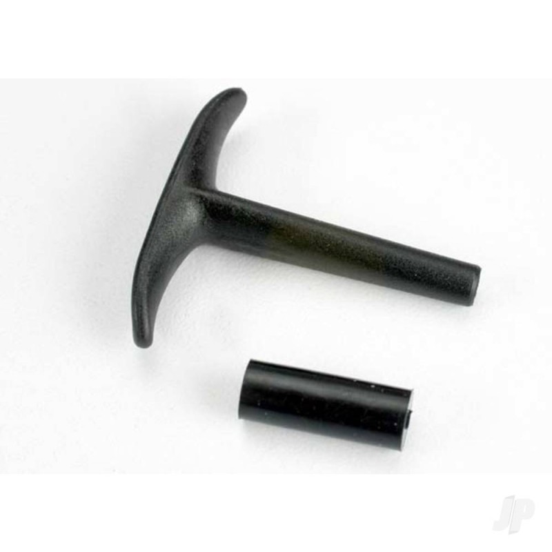 Traxxas Pull handle, recoil starter / shock absorber (TRX 2.5, 2.5R)