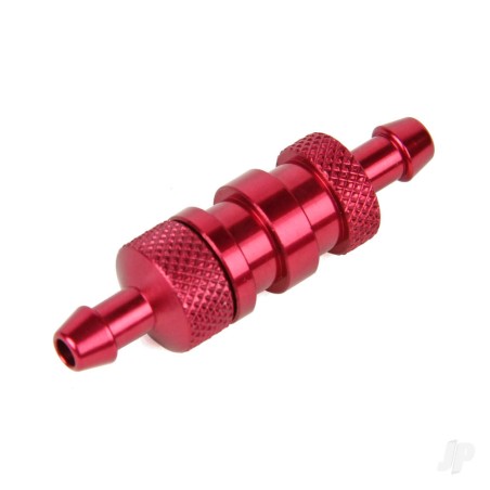 JP Fuel Filter Anodised Red
