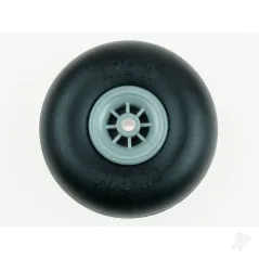 Dubro 3in diameter Smooth Surface Wheels (1 pair per card)