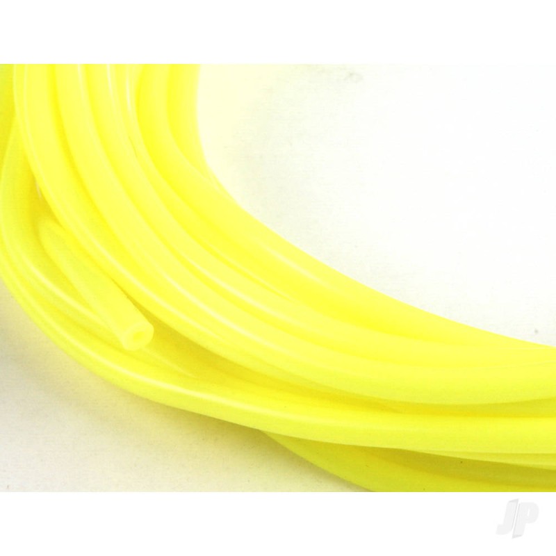 JP 2mm (3/32) Silicone Fuel Tube Neon Yellow 10m